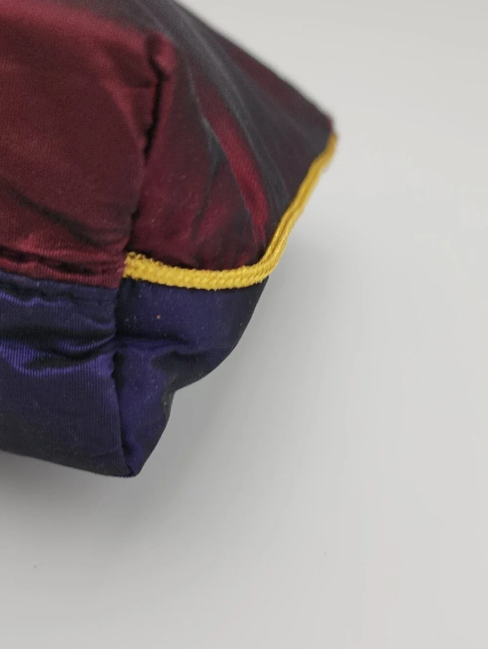 Yves Saint Laurent Navy Blue Tassel Zip Pouch